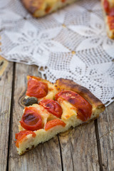 Italian focaccia bread