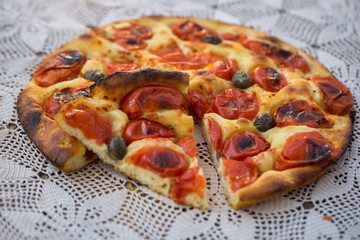 Italian focaccia bread