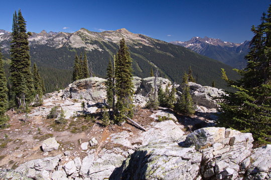 Blick von Mount Revelstoke