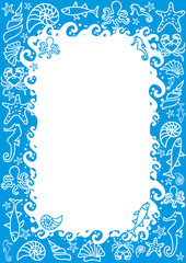 seafood menu background