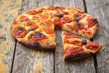 Italian focaccia bread