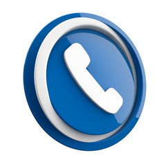 ikona plastikowa 3D niebieskie koło i pierścień