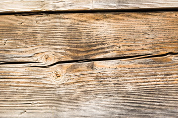 Horizontal wood planks closeup