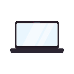 Laptop computer technology icon vector illustration graphic design