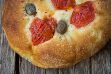 Italian focaccia bread