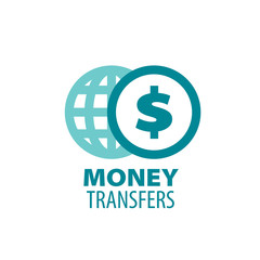 Obraz premium vector logo remittances