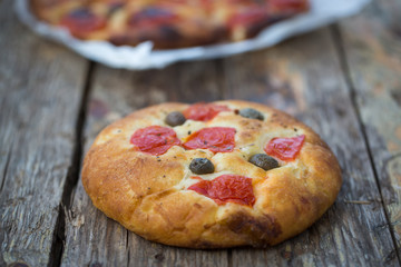 Italian focaccia bread
