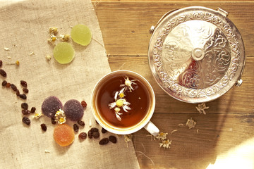 
Marmalade tea party with notes of the east

