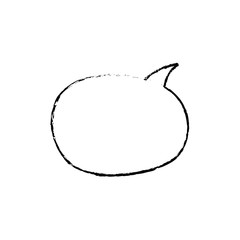 Bubble chat speakbox icon vector illustration graphic design