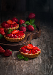 Fresh homemade berrie tarts