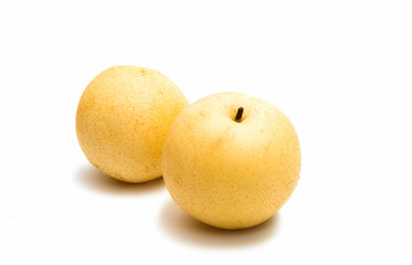 Chinese pear isolated