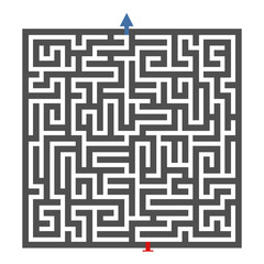 Abstract illustration - maze