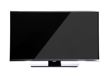 TV, monitor, screen isolated on white background.