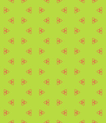 Vector Seamless geometry pattern flower, Abstract geometric background, print, retro texture, fashion design