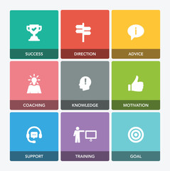 MENTORING ICON SET