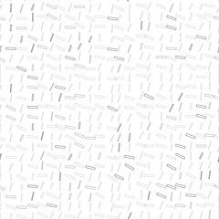 Seamless geometric black and white ornament generated by random squares