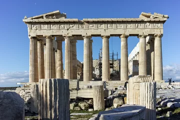 Badkamer foto achterwand The Parthenon in the Acropolis of Athens, Attica, Greece © hdesislava