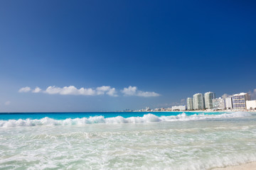 Fototapeta premium Caribbean sandy beach