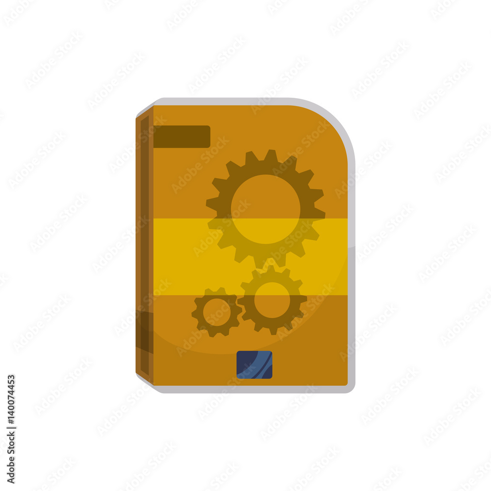Poster software computer box icon vector illustration graphic design