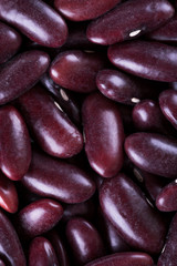 Raw red beans background