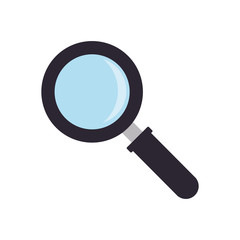 Magnifying glass lupe icon vector illustration graphic design
