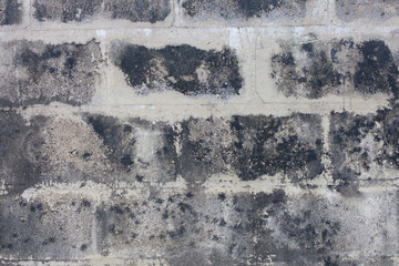 old concrete block wall background texture in Temple