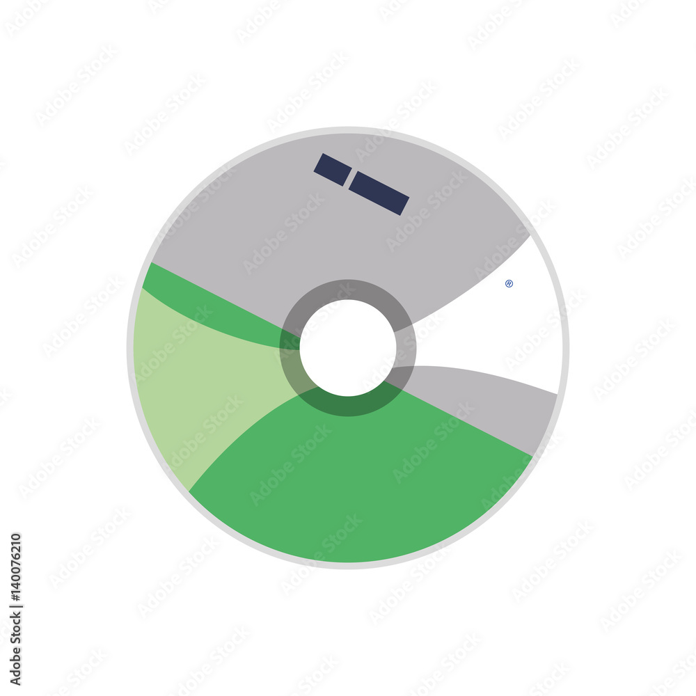 Poster software cd computer icon vector illustration graphic design