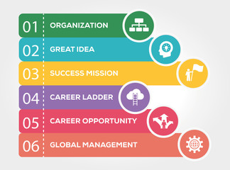 Business Management Infographic Concept