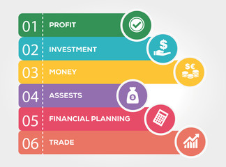 Wealth Management Infographic Concept