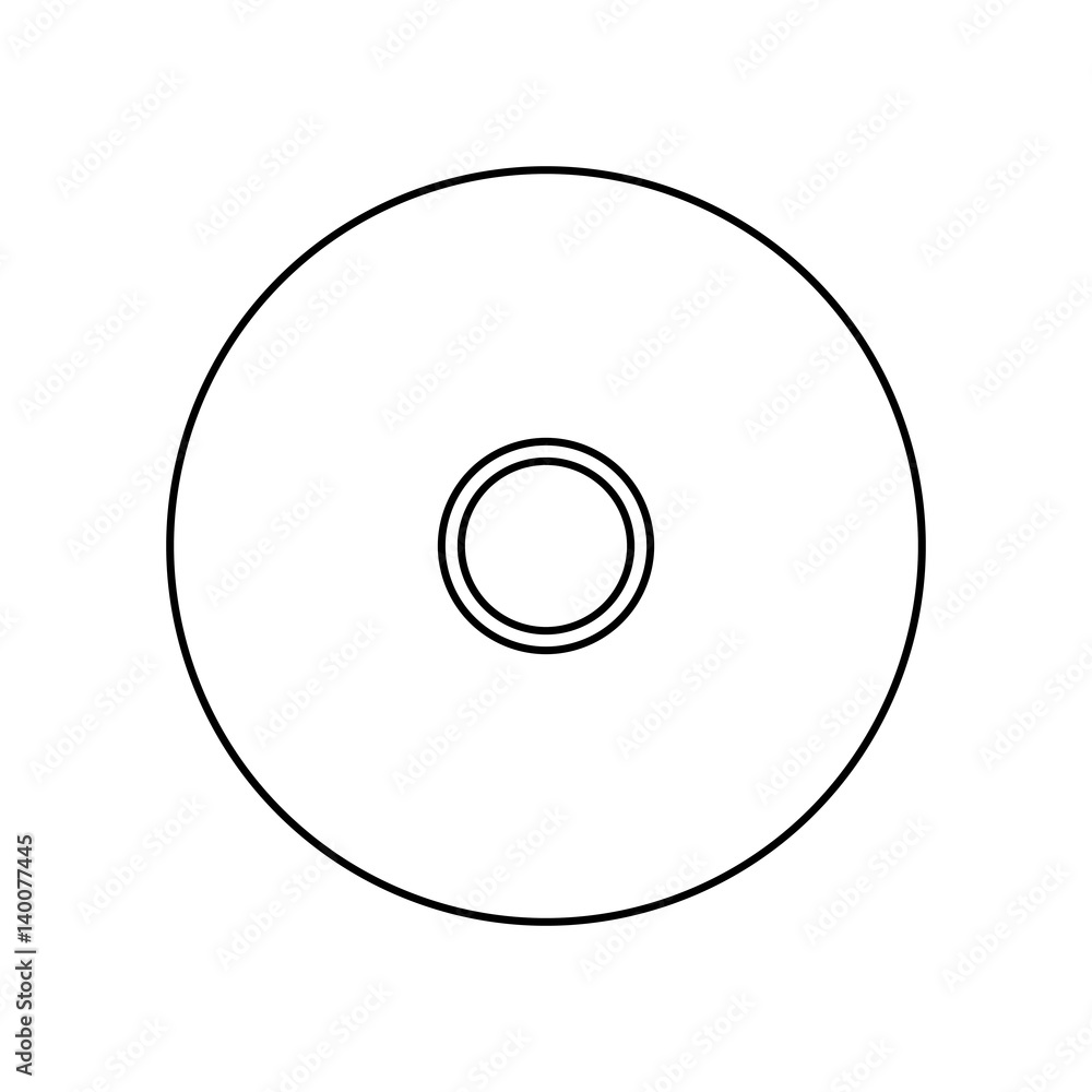 Poster software cd computer icon vector illustration graphic design