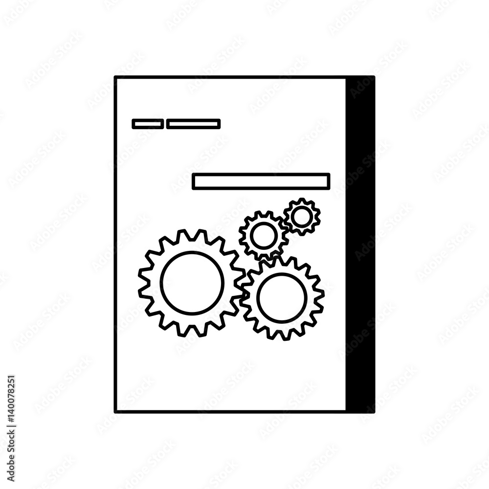 Poster software computer box icon vector illustration graphic design