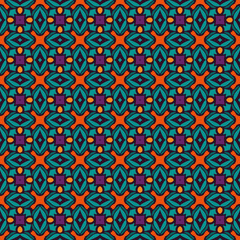 Abstract geometric mosaic .