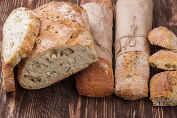 Fresh homemade bread