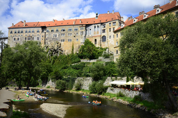 Fototapeta premium Czech Republic, Bohemia, Cesky Krumlov