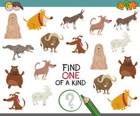 find one of a kind game for kids