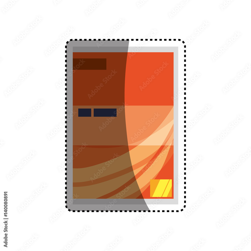 Poster software computer box icon vector illustration graphic design