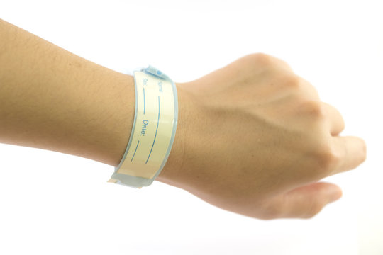 Patient identification wristbands