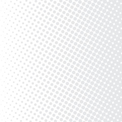 Halftone dots. gray dots on white background