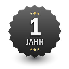 Obraz premium Icon 1 JAHR