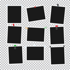 Empty Black and Whitel Attached Photos Collection.