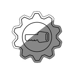 Security key device icon vector illustration graphic design