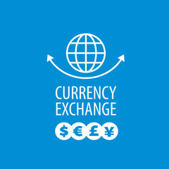 vector logo currency exchange