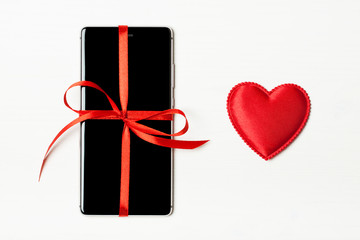 Phone packaged as a gift