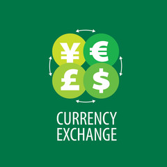 vector logo currency exchange