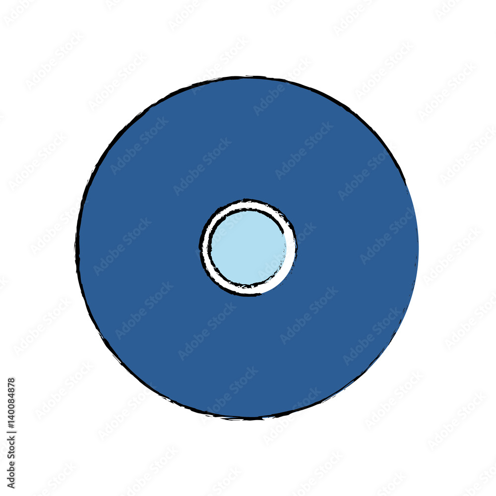 Poster software cd computer icon vector illustration graphic design