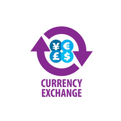 vector logo currency exchange