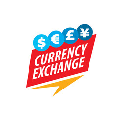 vector logo currency exchange