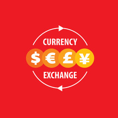 vector logo currency exchange