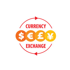 vector logo currency exchange