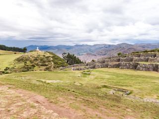 Fototapeta na wymiar Sacsayhuaman Ruins, Cuzco, Peru